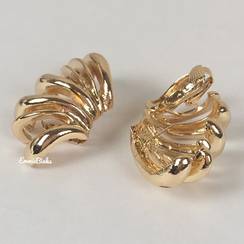 New Zara Chunky Metallic Ear Cuffs Earrings - Picture 7 of 16